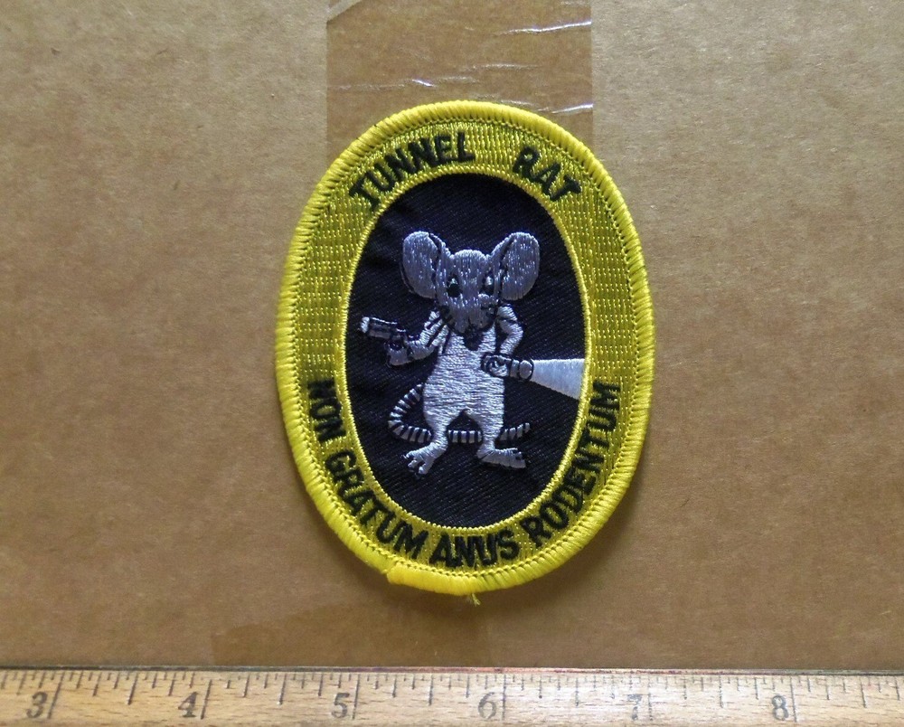 Tunnel Rat - Non Gratum Anus Rodentum - Embroidered Patch