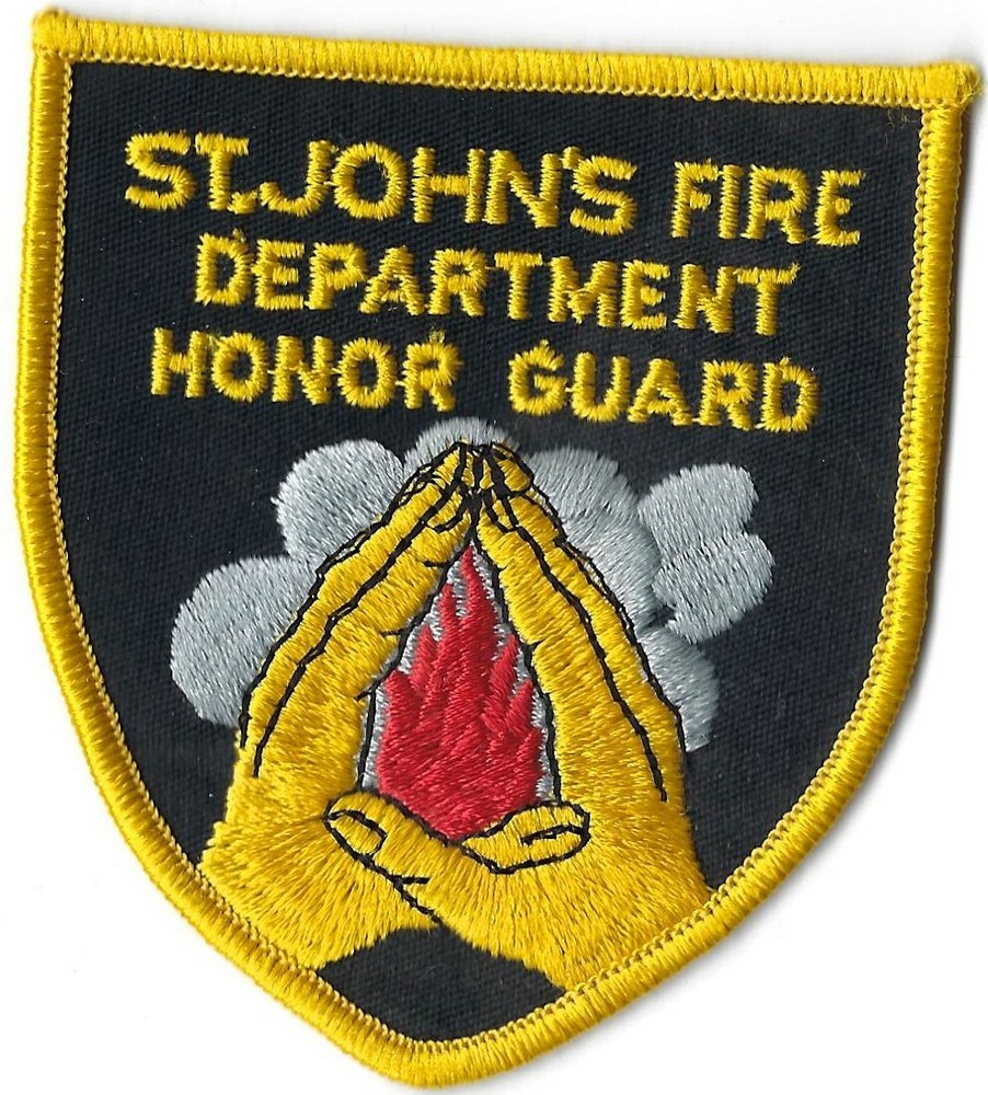 ST JOHN'S CANADA FIRE DEPARTMENT HONOR GUARD PATCH