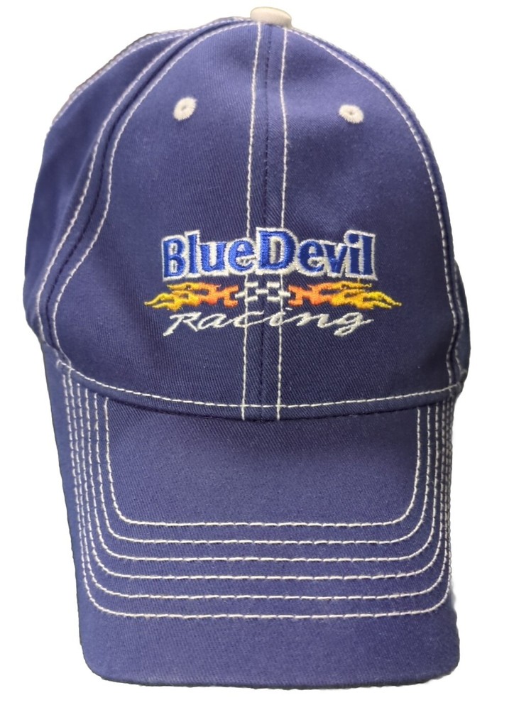 Blue Devil Racing Baseball Hat Shasta Wear Blue 1 Size Strapback