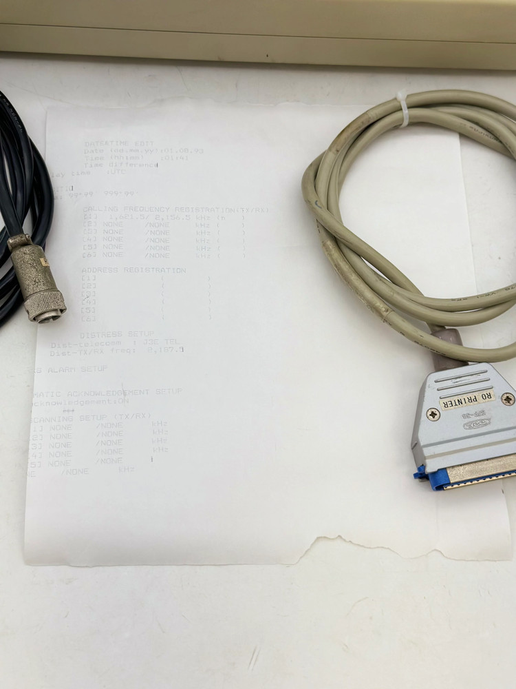 JRC NKG-800 Printer w/ Power and Data Cables (Used)