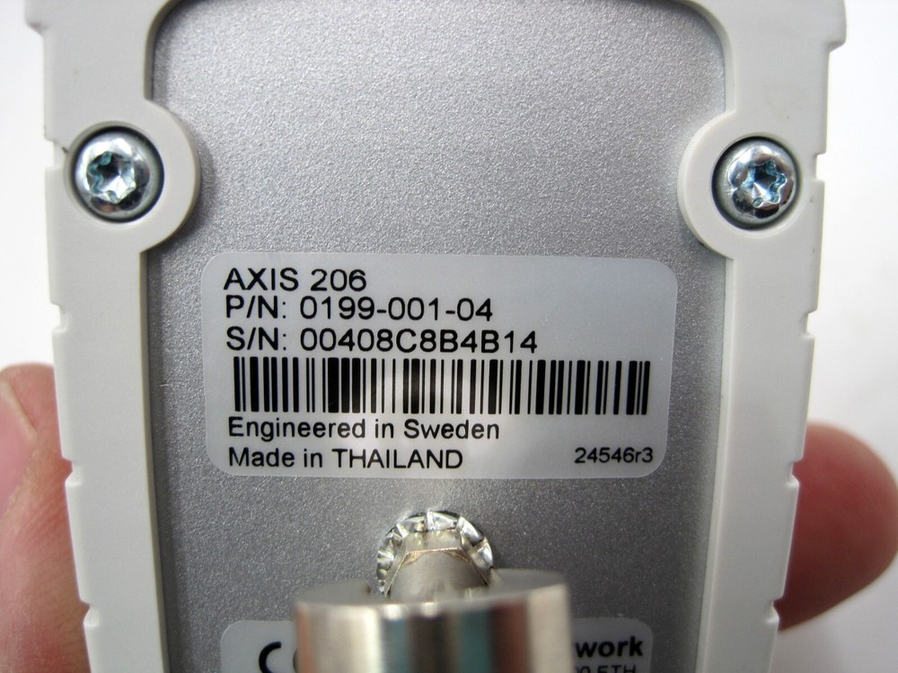 AXIS 206 Network Camera with Stand and Power Supply