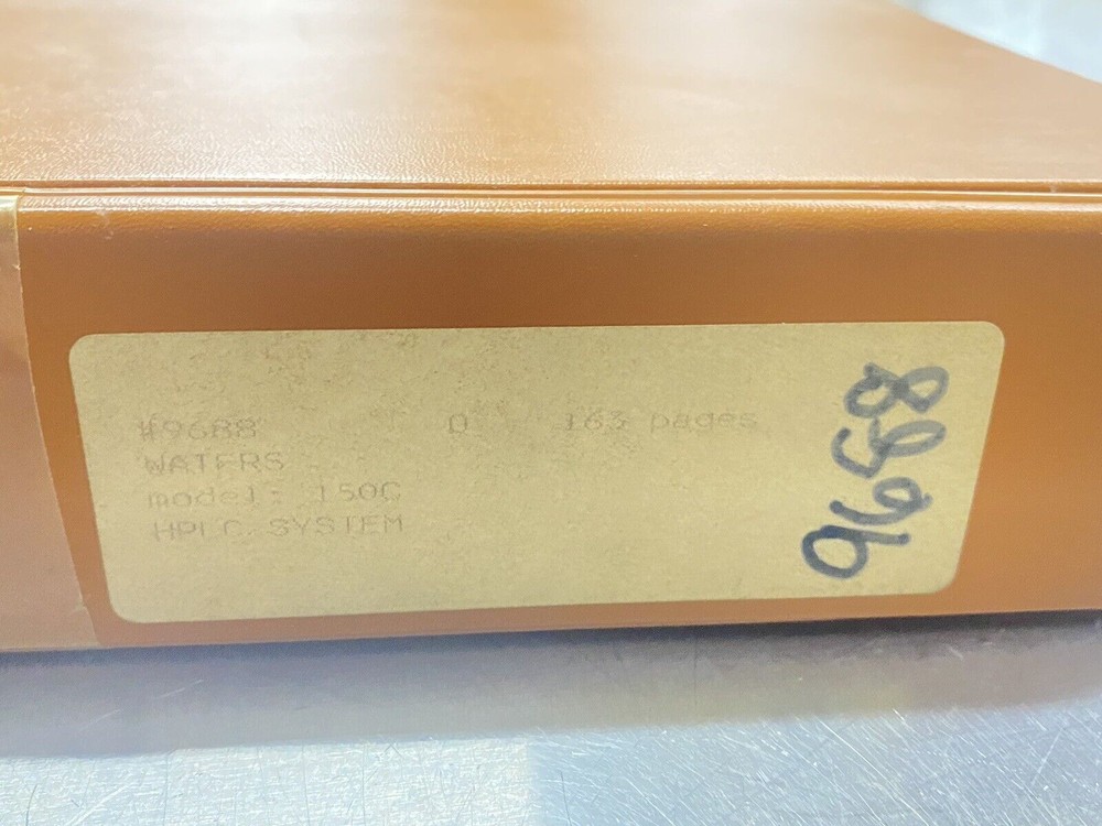 Waters 150C HPLC System - Users Guide / Instructions Manual