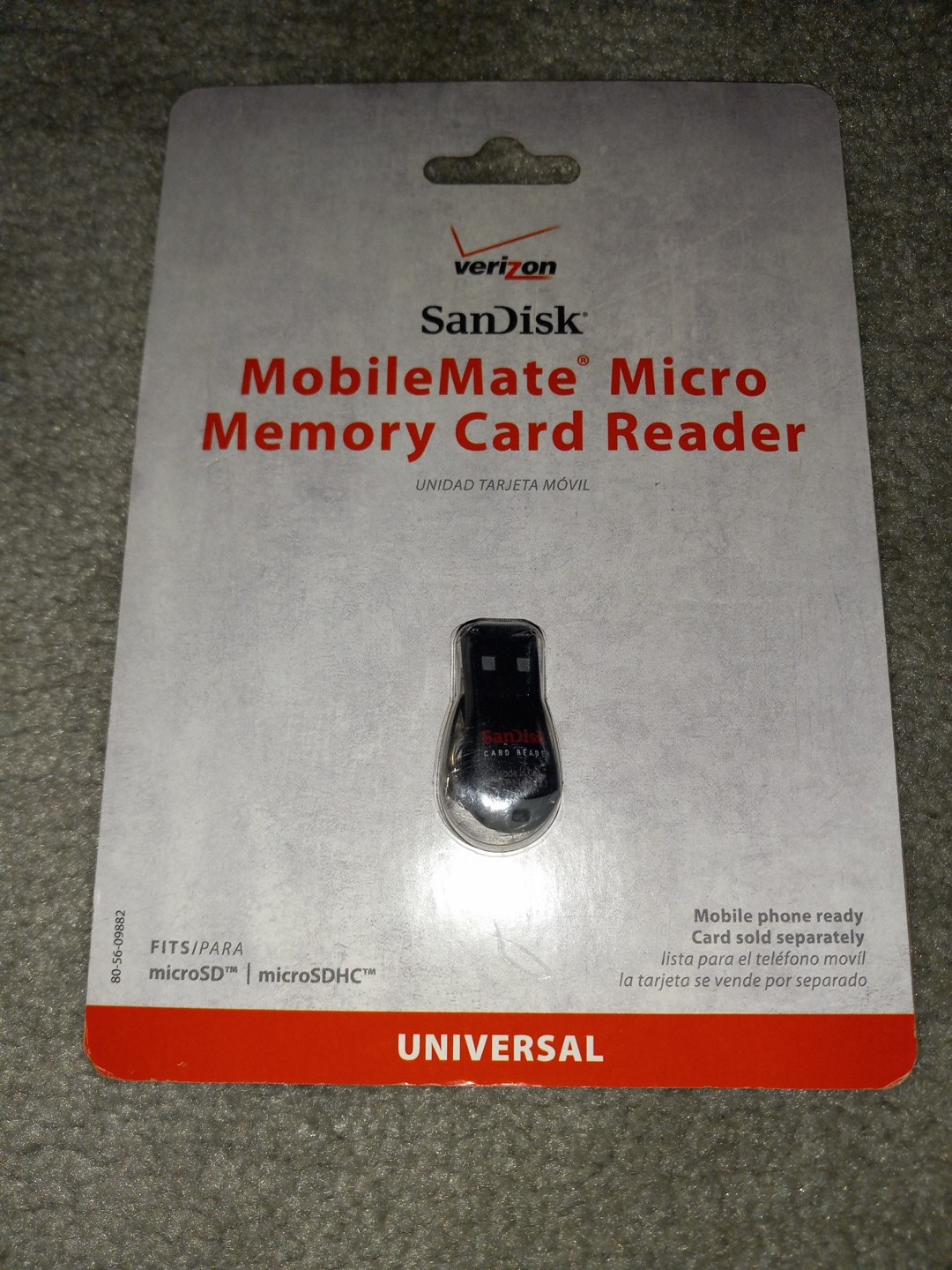 Verizon SanDisk MobileMate Micro Memory Card Reader