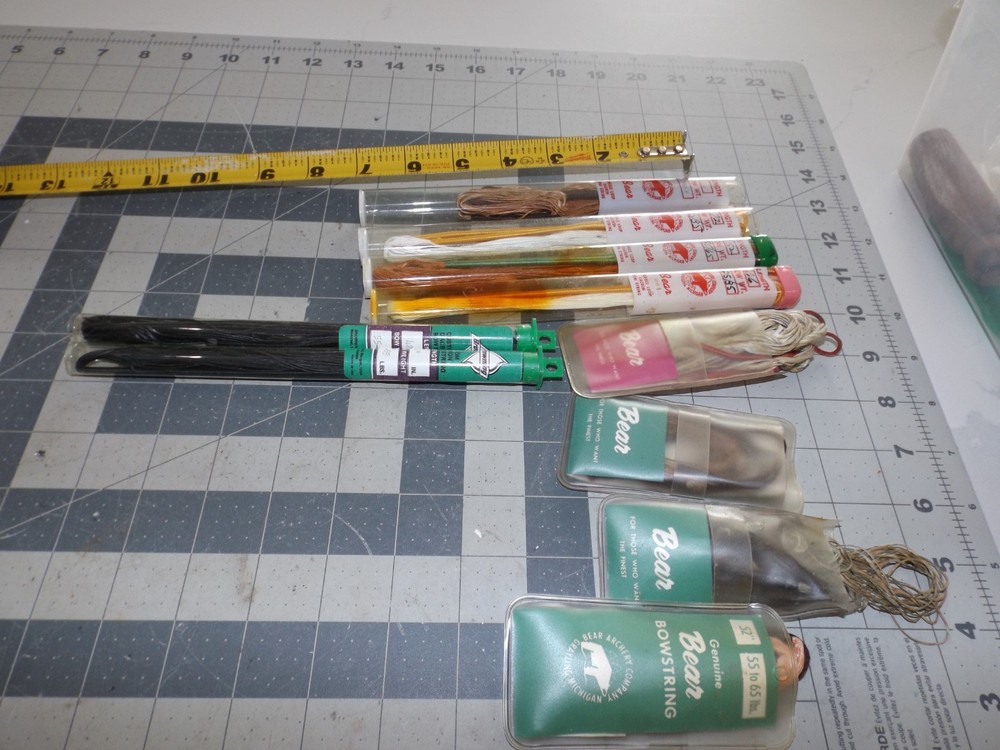 8  Original Bear Archery Recurve Bow Replacement Strings & 2 Browning strings