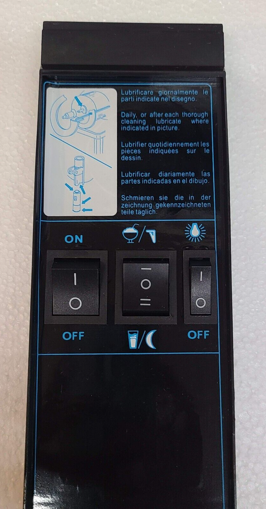 VEVOR 2 Tanks 24L Slush Machine Replacement Switch/Control Panel (Part Only)