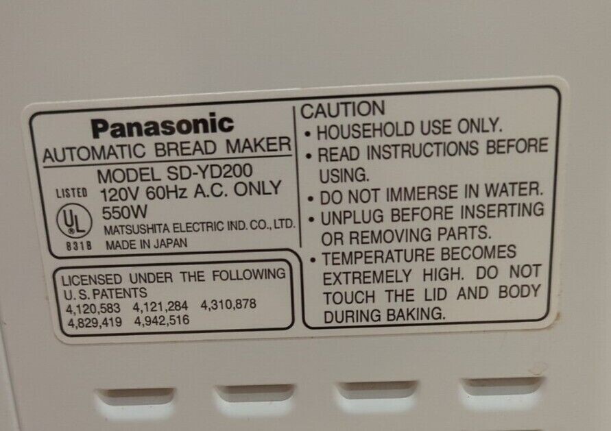 Docking Station + Bearing for Panasonic Bread Maker Machine Model SD-YD200