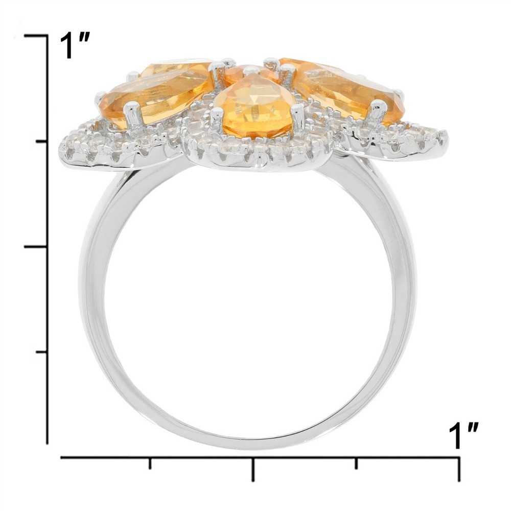 Sterling Silver Semi Mount Ring Setting Pear PE 7X5mm