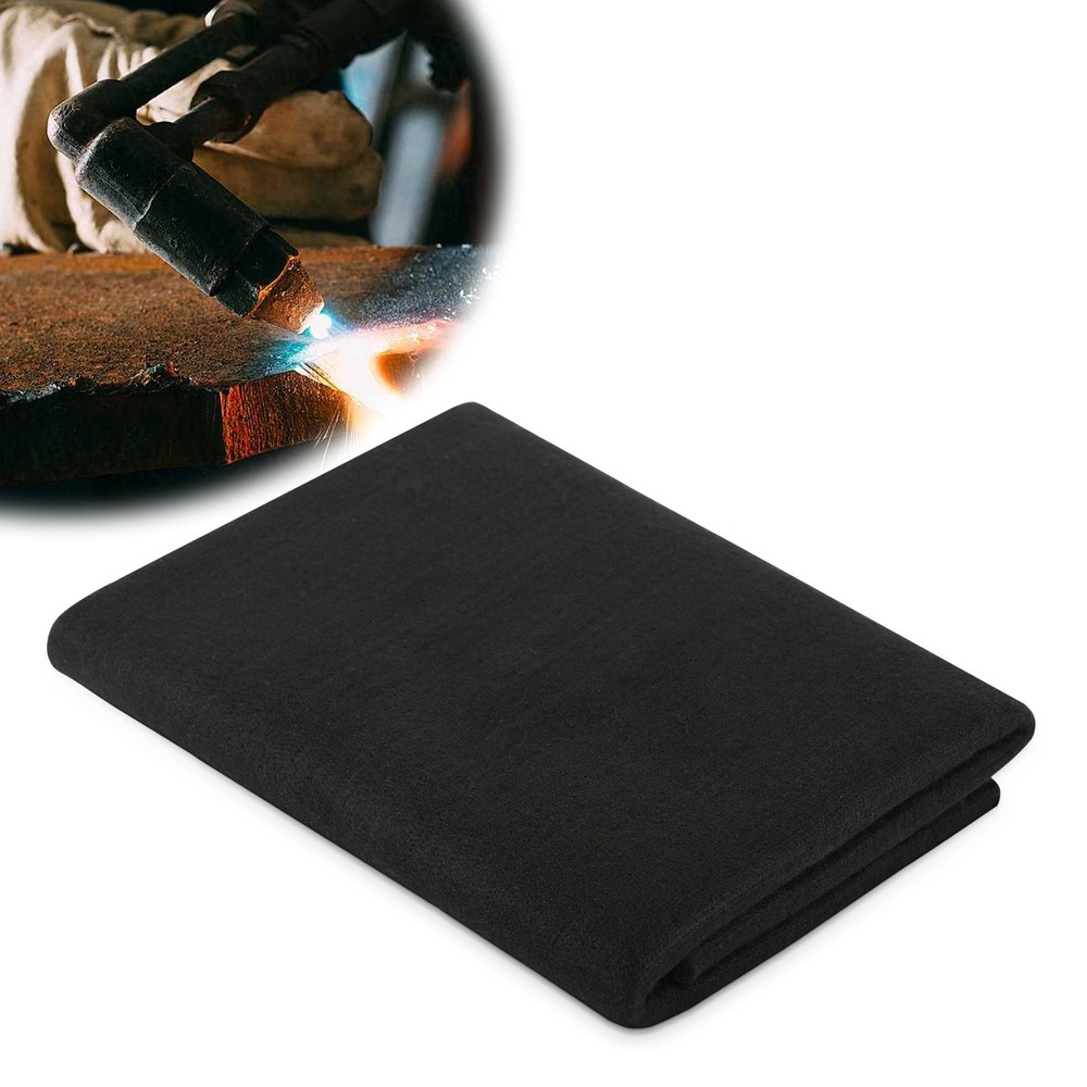 Square Fire Pit Mat Grilling Fireproof Pad High Temperature-Resistant 7.9"x7.9"