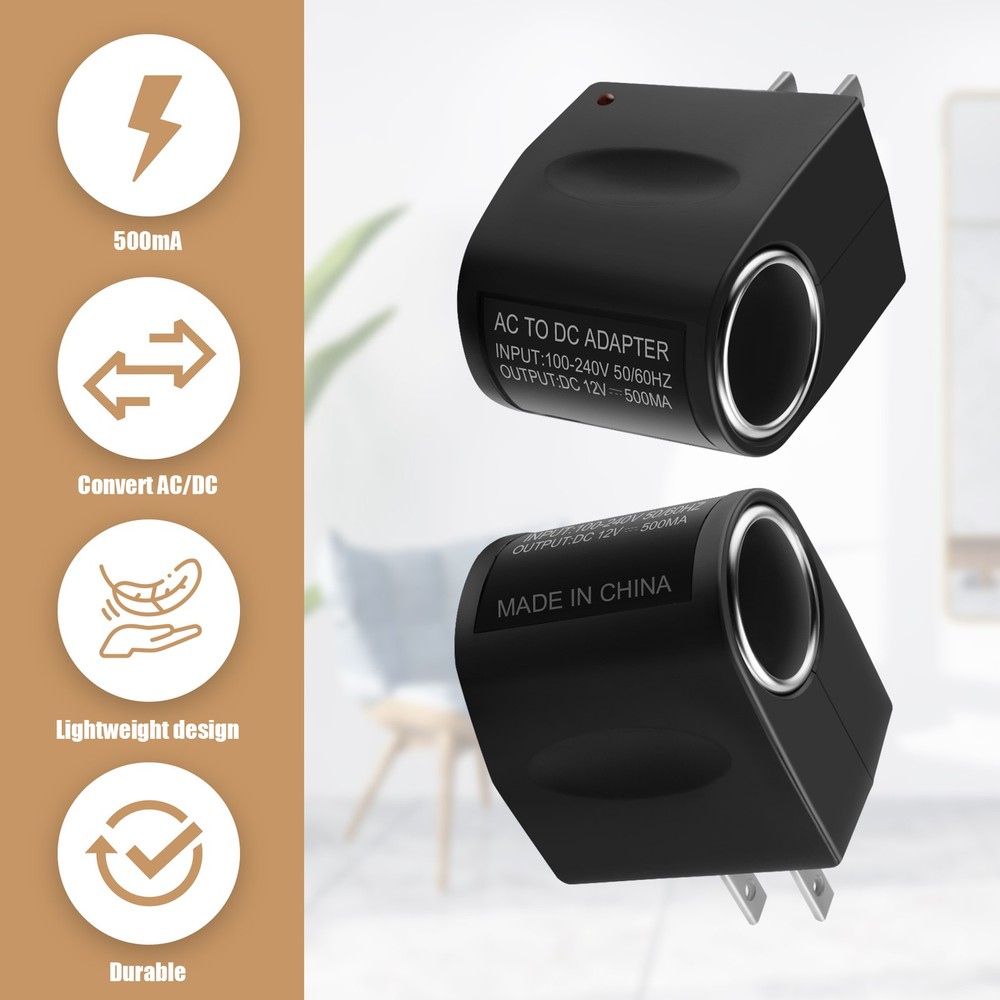 Conversion Adapter Car Supplies from AC-DC Output AC 15372