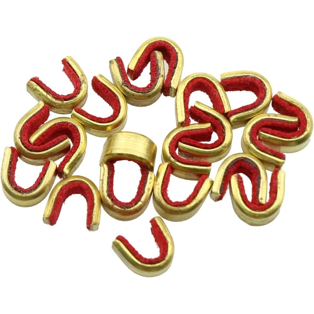 20Pcs Archery String Nocking Points Bow String Buckle Clips Cam String Nocks Red