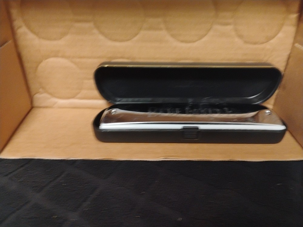 Hohner 7" Blue Danube Harmonica In Case