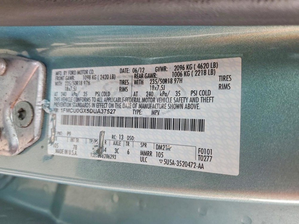 ESCAPE 2013 Air Shutter 931840