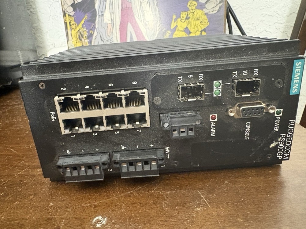 Siemens Ruggedcom RS900GP Industrial Ethernet Switch PoE+