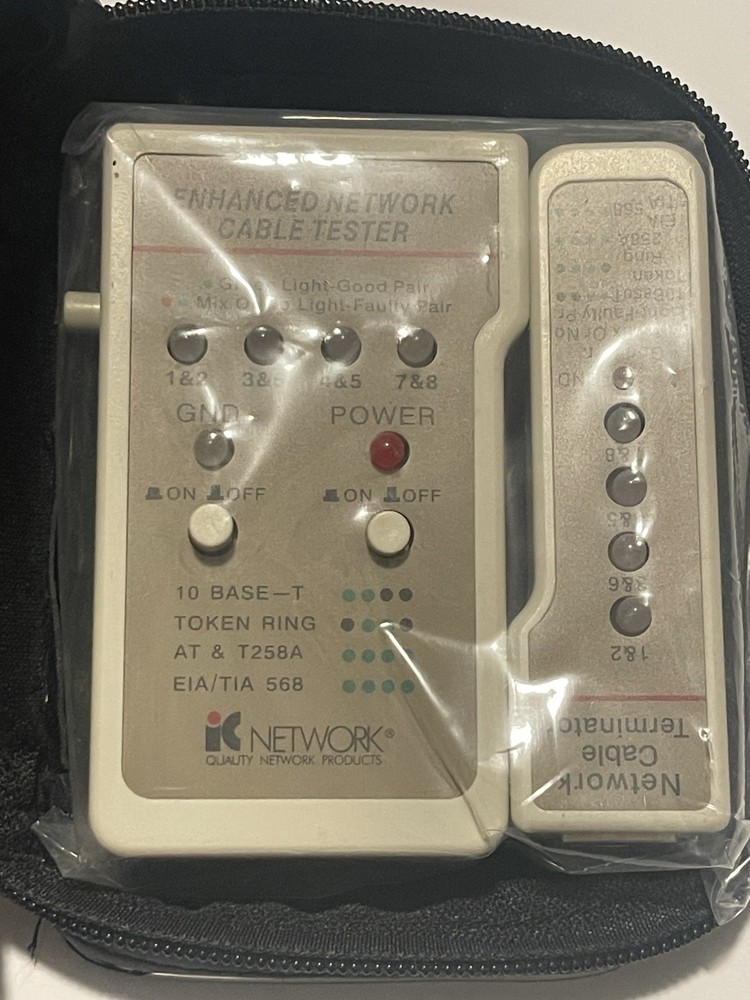 IC Network ENHANCED NETWORK CABLE TESTER NETWORK CABLE TERMINATOR SH4