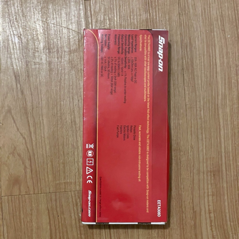 Snap On Low Amp AC/DC Probe EETA308D
