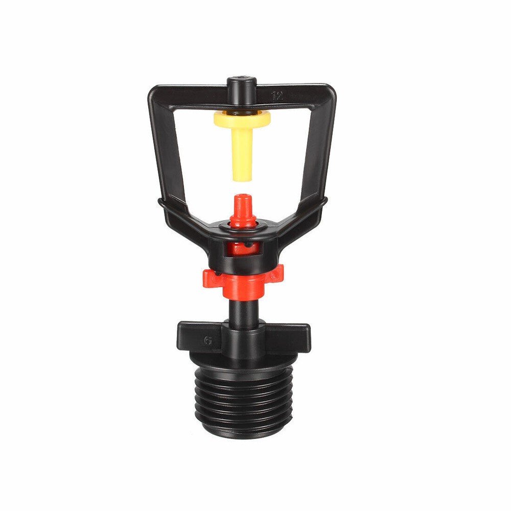 3pcs Micro Refraction Nozzle, G1/2" Atomizing Sprinkler for Irrigation