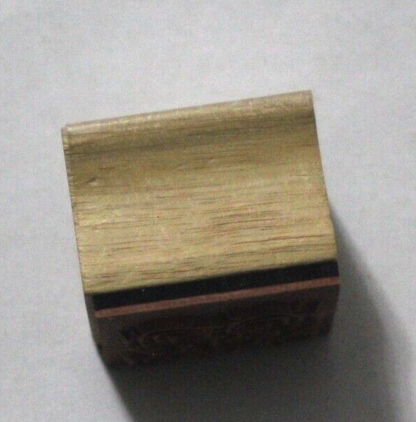 Heart With Ribbon Bow Rubber Stamp