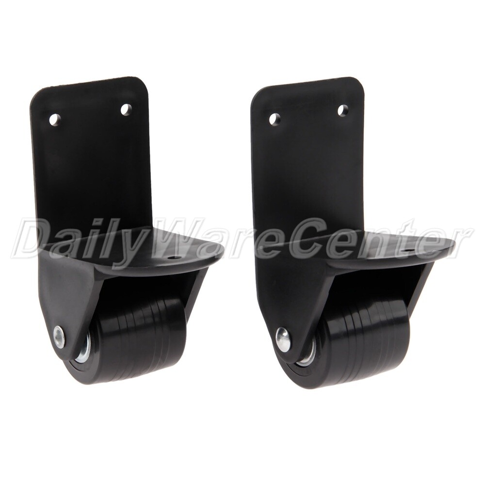 1 pair Luggage Wheels Replacement Universal Trolley Suitcase Bag Fixed Casters