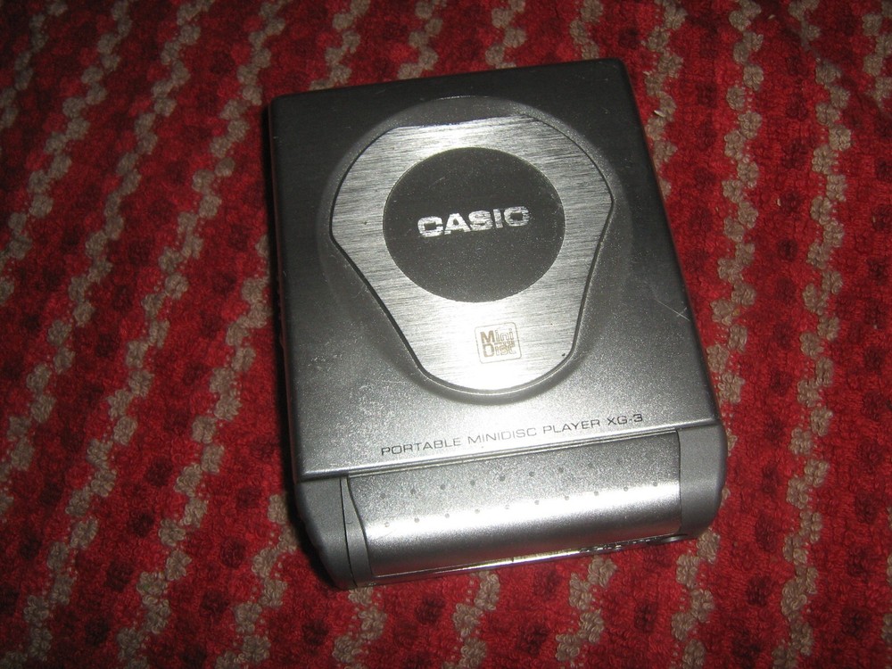 CASIO Portable Minidisc Player XG-3