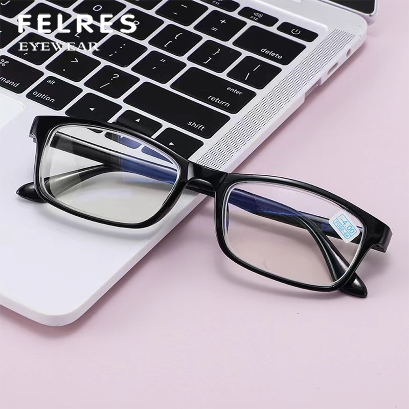 Blue Light Blocking Myopia Nearsighted Glasses For Men Women Small Frame Glasses