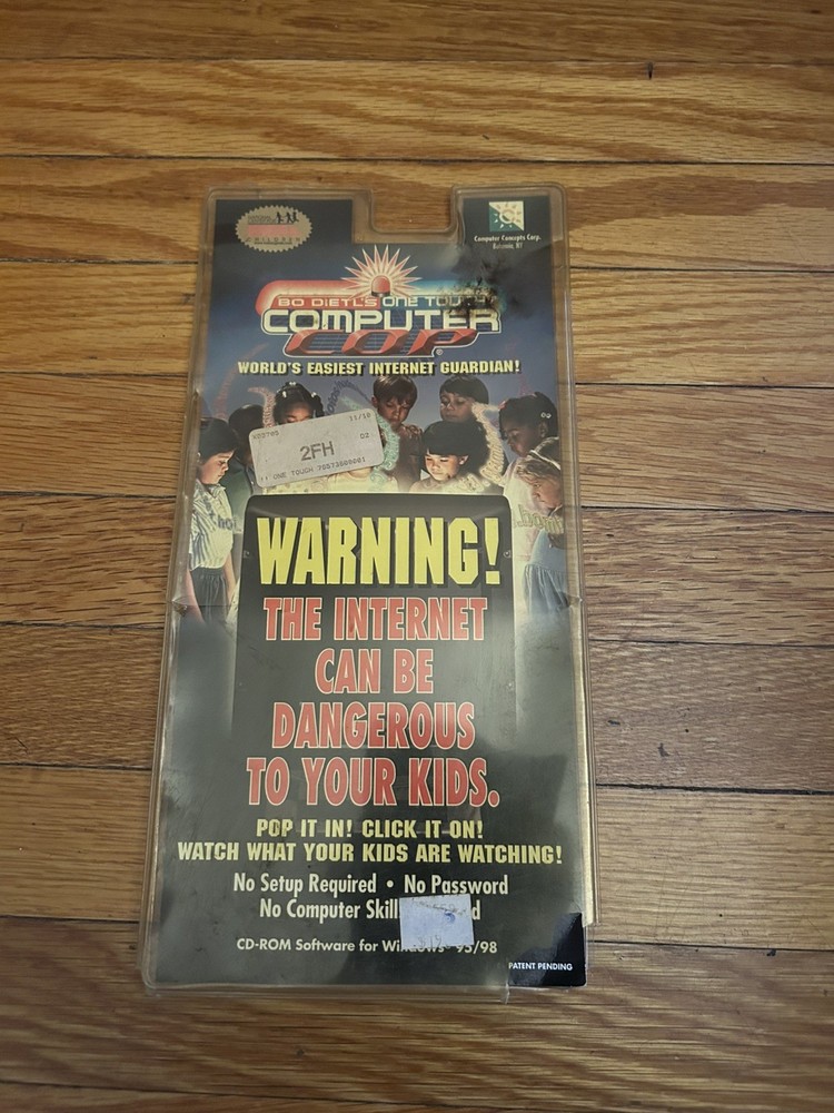 Bo Dietl’s One Tough Computer Cop CD - ROM  Software 4 Windows 95/98 Never Opene