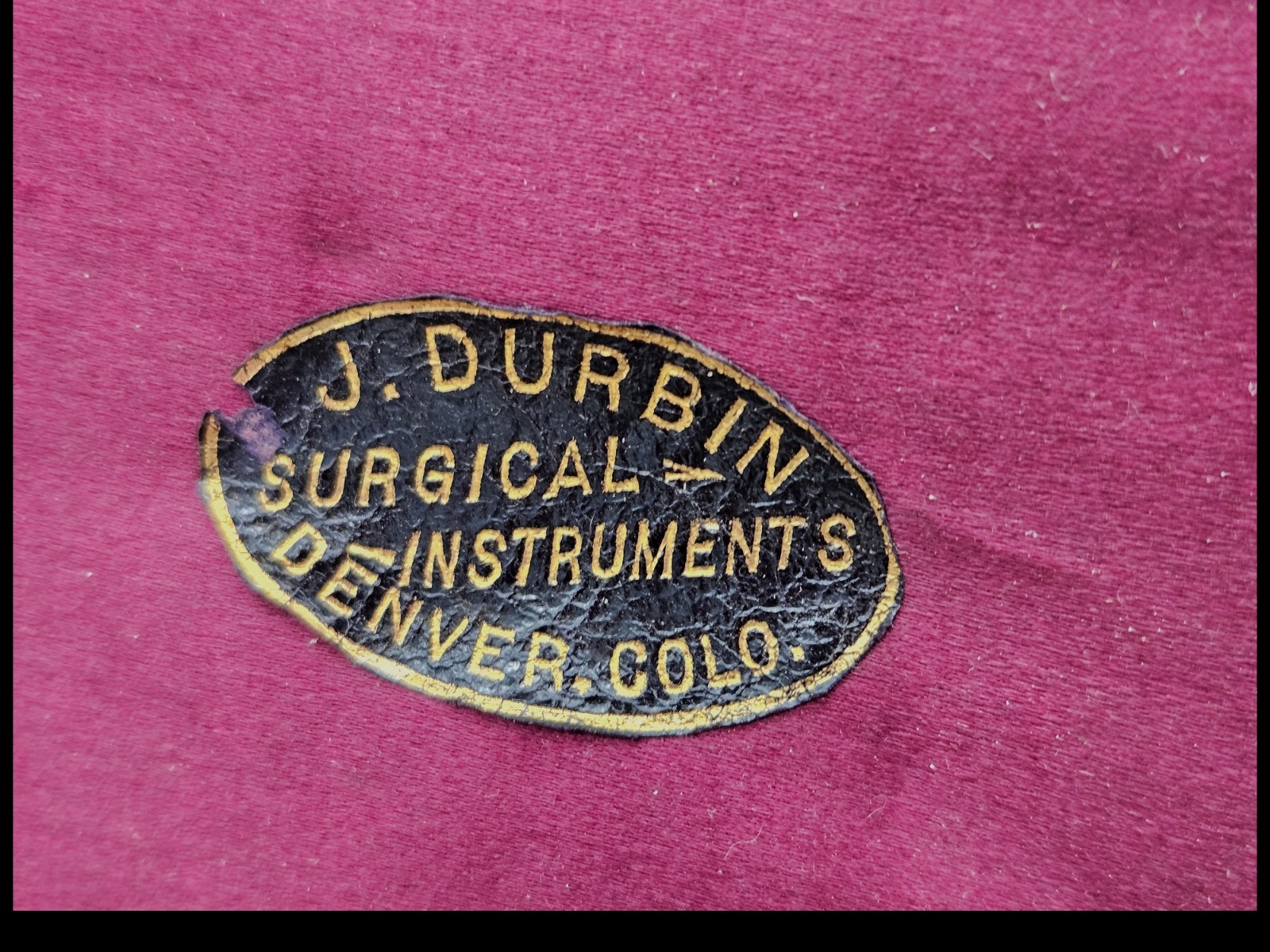 Antique Medical Eye Surgical Instruments J. Durbin Surgical Optometry Wood Rare