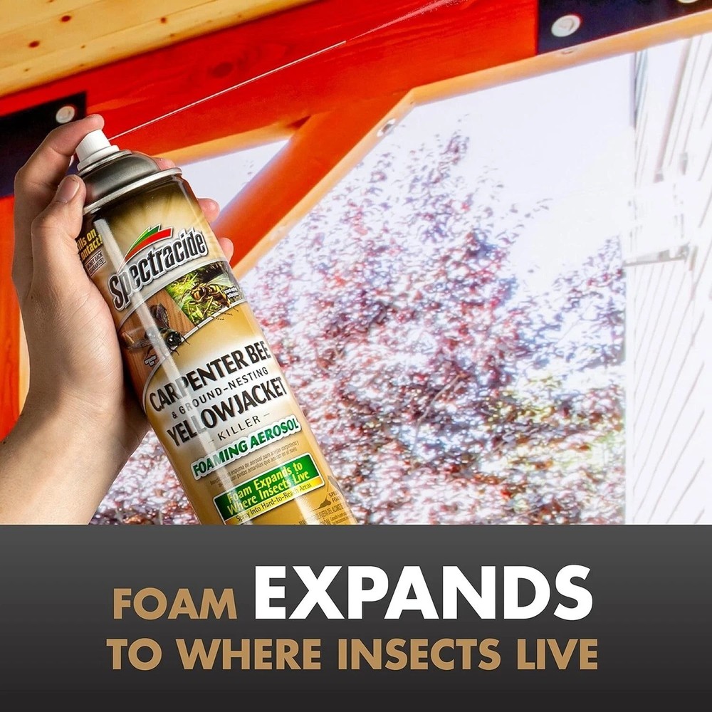 Spectracide Carpenter Bee & Nesting Yellowjacket Killer Spray 16Oz Each