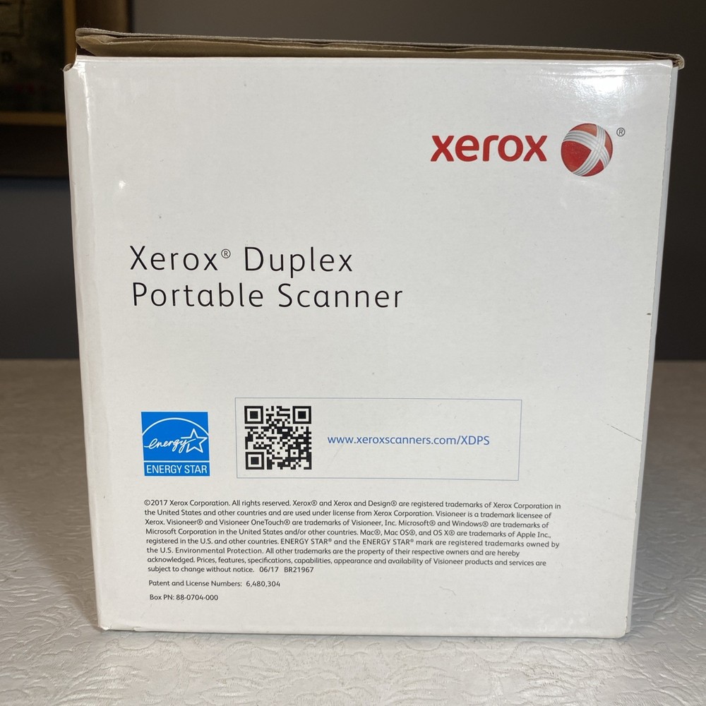 NEW Xerox Duplex Portable Scanner XDS-P USB 2.0