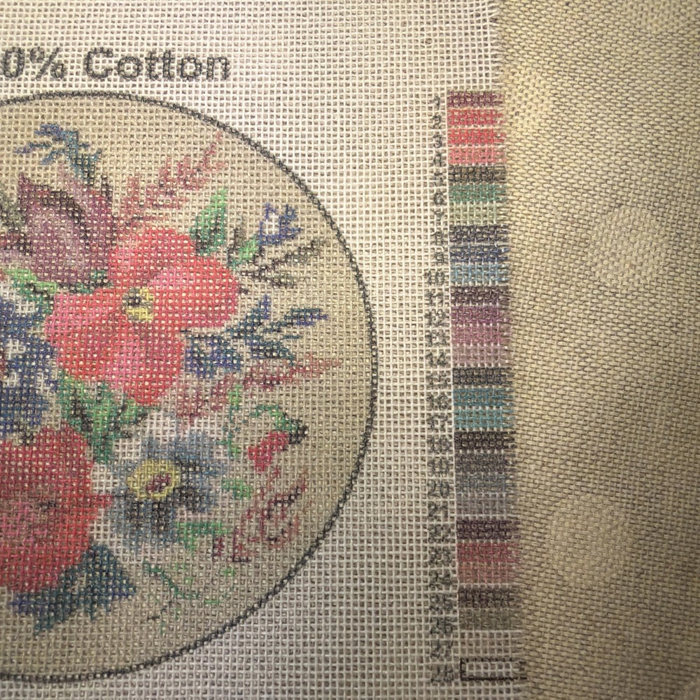 Coats crafts Printed Needle Point On Mono, Canvas