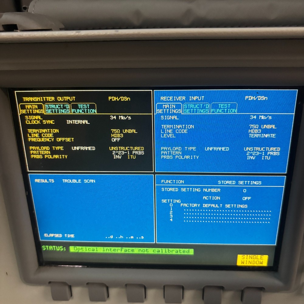 HEWLET PACKARD HP OMNIBER 719 37719A COMMUNICATIONS PERFORMANCE ANALYZER 🎯