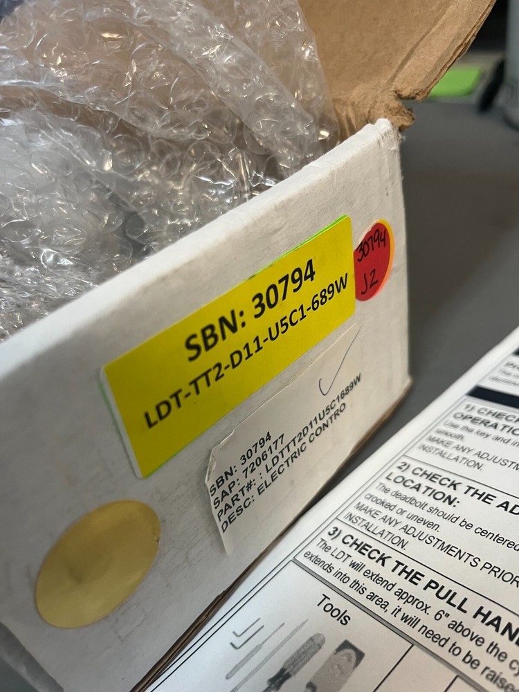 Securitech LDT-TT2-D11-U5C1-689w tt ctrl trim LDT Lock Devi