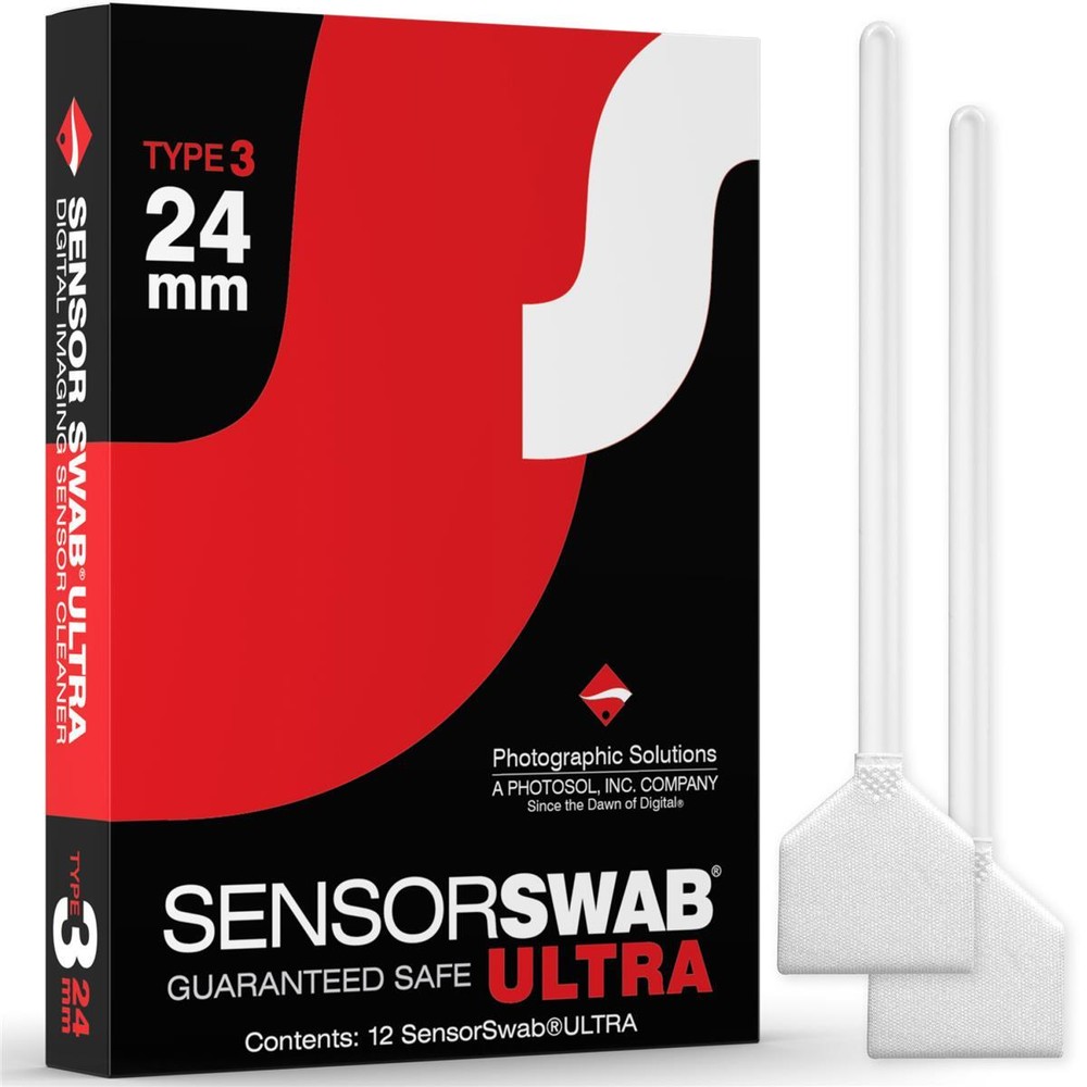 Photographic Solutions Type 3 Sensor Swab Ultra, 12-Pack #US3BOX