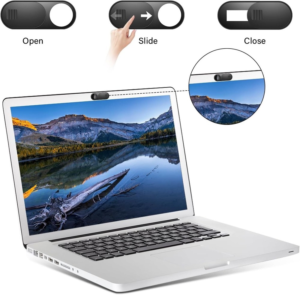 Privacy Protection Webcam Covers 6 Pack for Laptop and Tablet