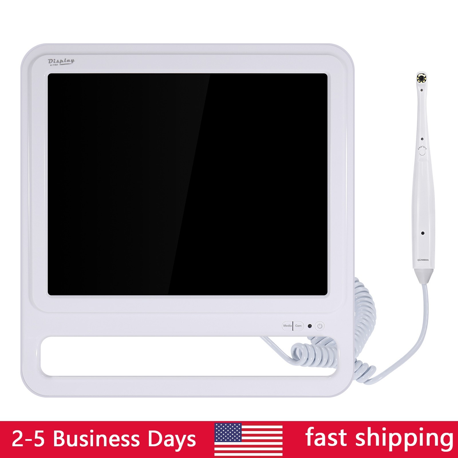 All-in-One Dental Intraoral Camera System HD 17 Inch Monitor & Steel Holder