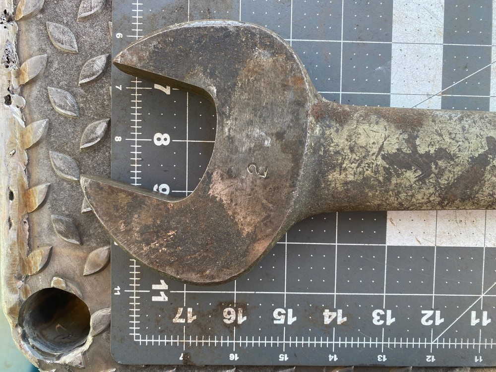 2" Single Open-End Wrench, (Armstrong # ? ) 19" long,