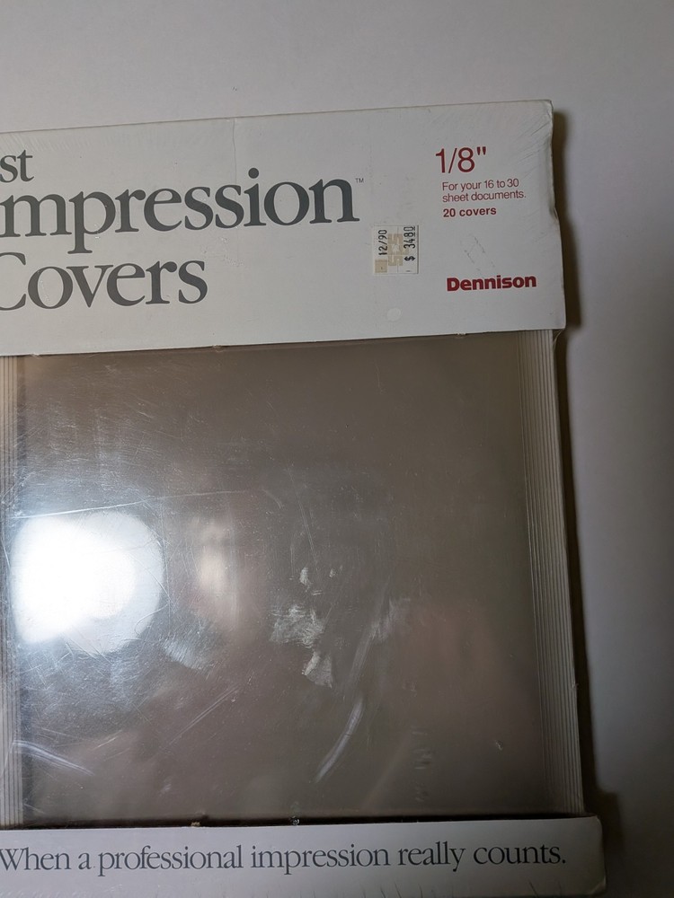 Avery 1st Impression 1/8" Capacity Covers Classic White, For 16-30 Sheets