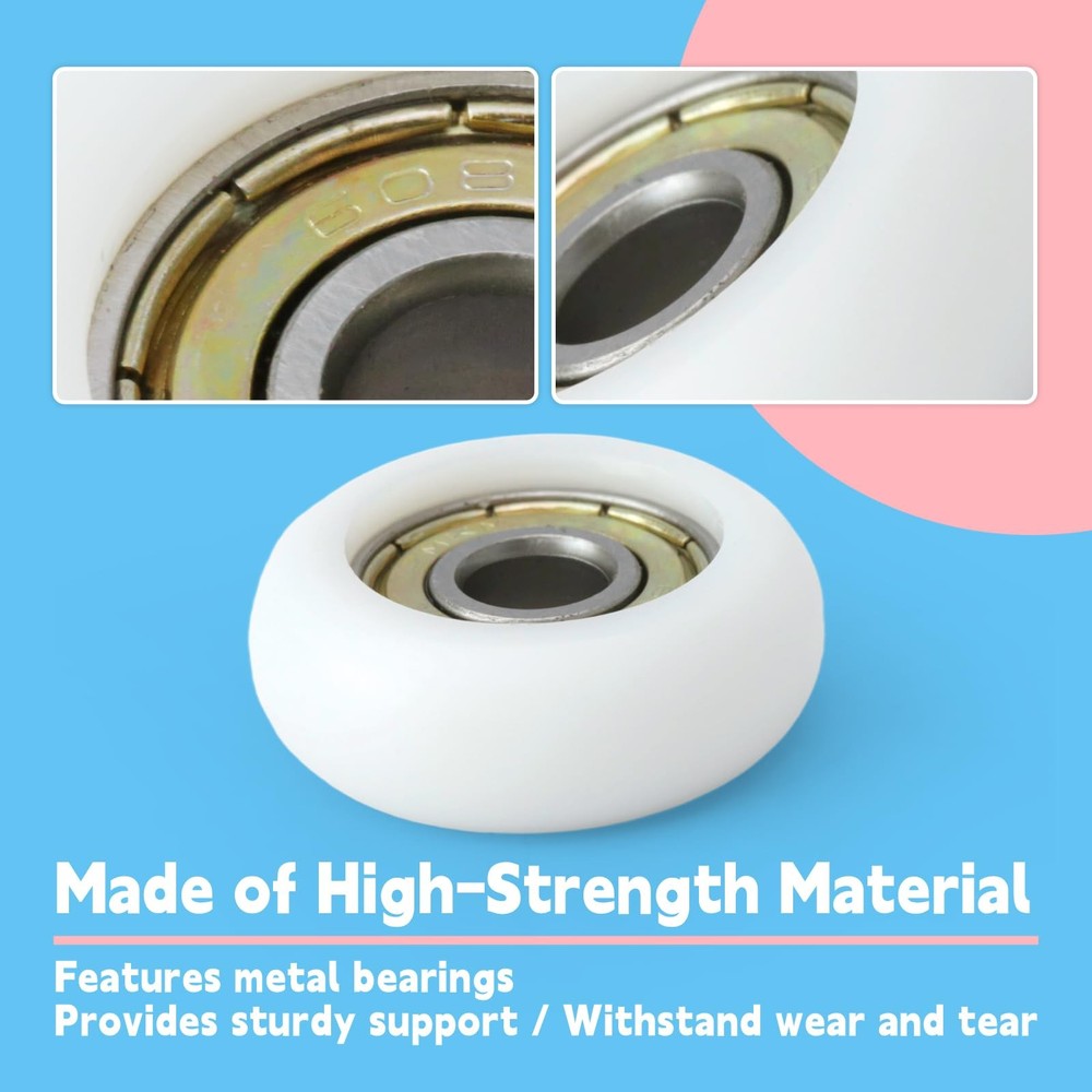 GLOXTED 4Pcs Replacement Roller Wheels Compatible with Aero for Pilates Refor...