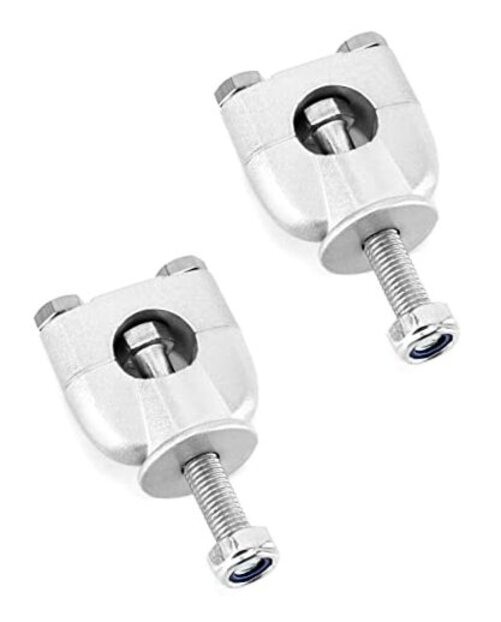 Motorcycle Handlebar Risers, 2 Pcs Universal Metal Handle Bar Risers for 7/8"