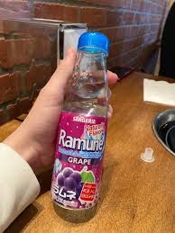 Sangaria Ramune - Grape Flavor 200mlx6bottle三佳丽弹珠汽水葡萄口味