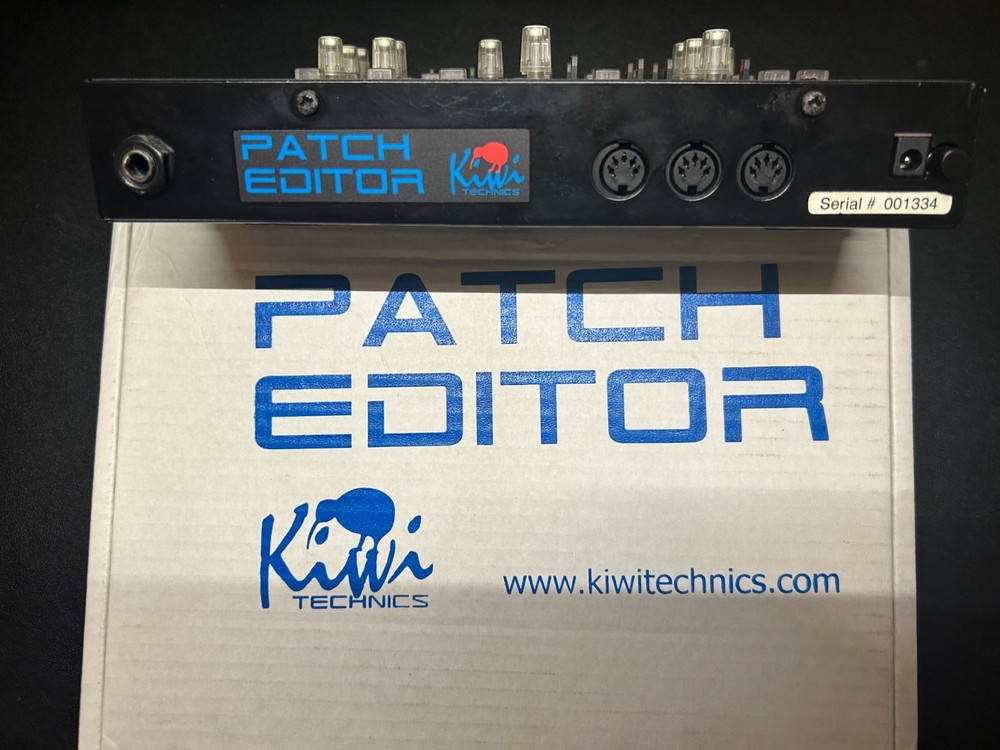Kiwi Technics Patch Editor, synthesizer programmer, analog synths midi interface