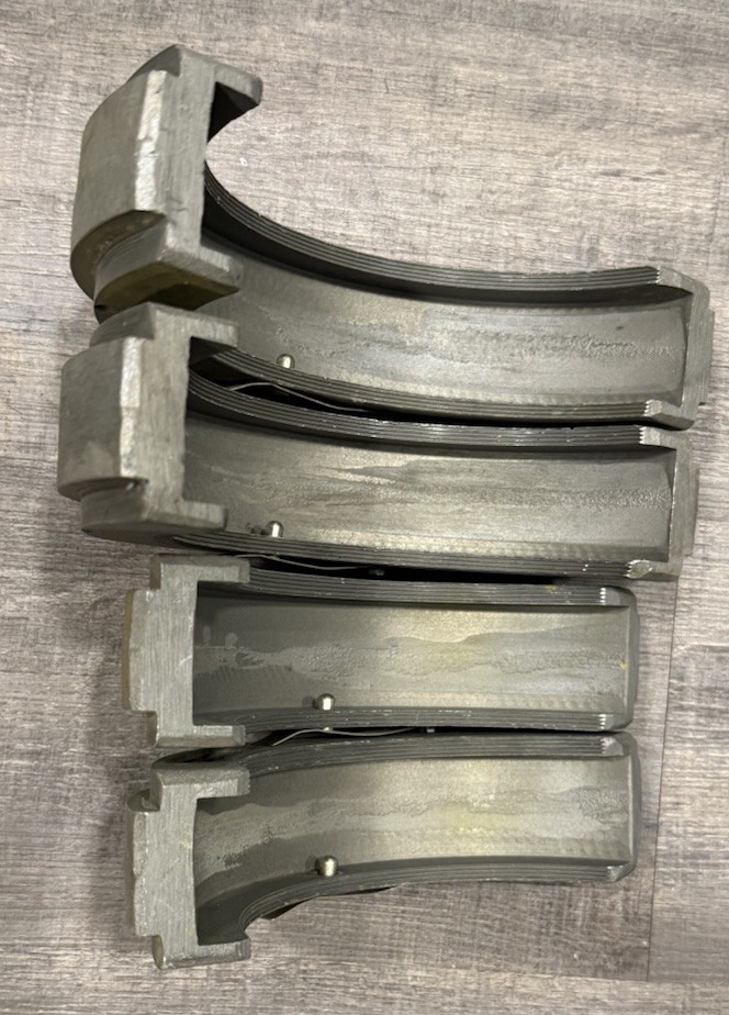 4 Pieces McElroy 6ips master upper And Lower inserts 801503 801502