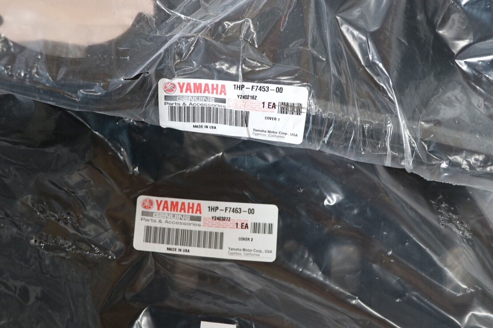 2 x OEM Floorboard footrest footwell guards L+R Yamaha Kodiak Grizzly 550 700