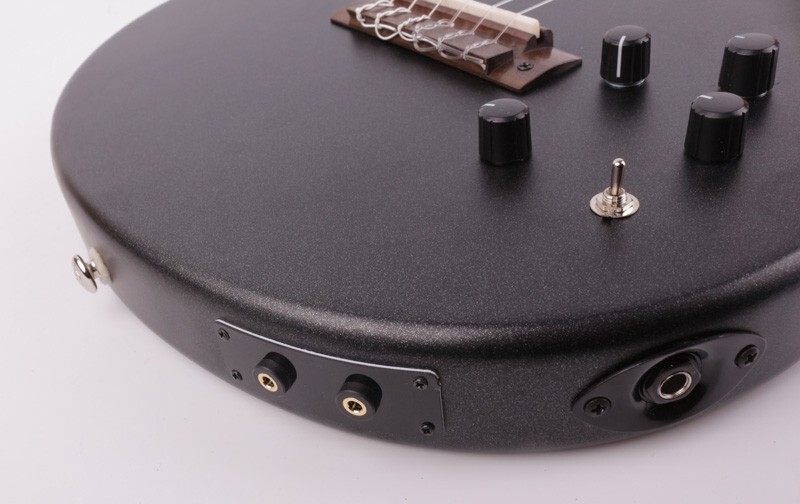 electric classical classic guitar nylon string travel portable built in effect