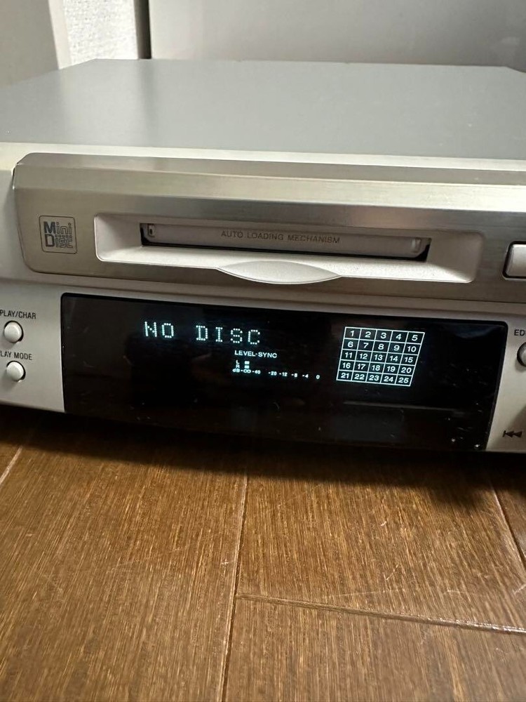 SONY MDS S38 silver MD Deck MD Recorder