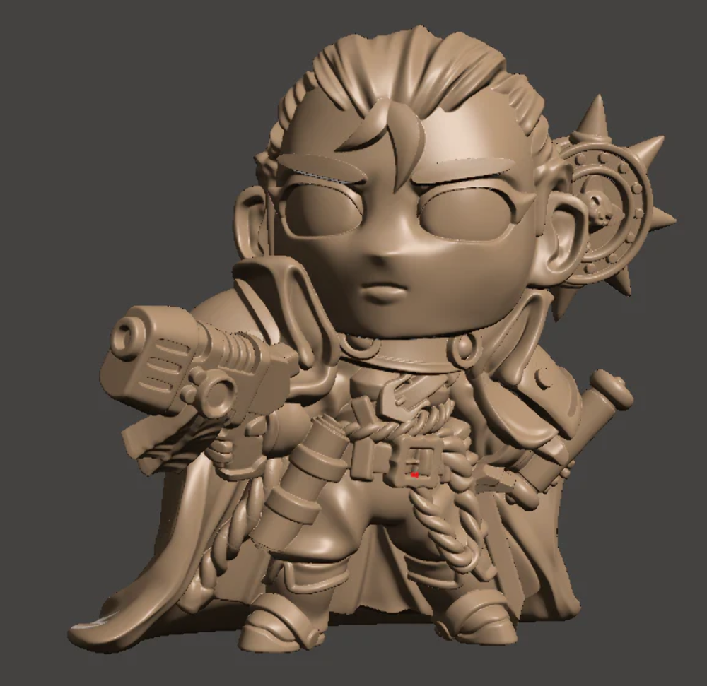 Chibi Mechanicute - Inquisitor Tinyhorn
