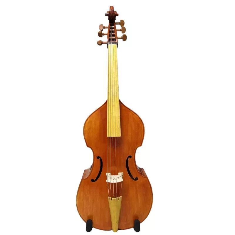 Brown 6 string viola da gamba 29",Professional Viol,Whole maple back,Great sound