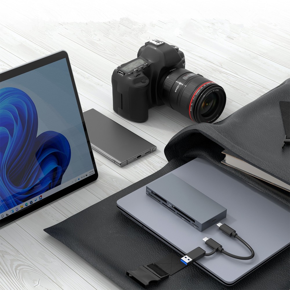 6-IN-1 USB 3.2 Gen2 10Gbps CFexpress Type B/CF/MS/XD/SD/TF Card Reader