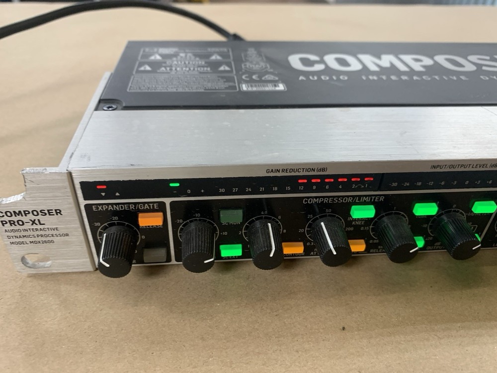 Behringer MDX2600 Audio Interactive Compressor Dynamics Processor Composer-XL