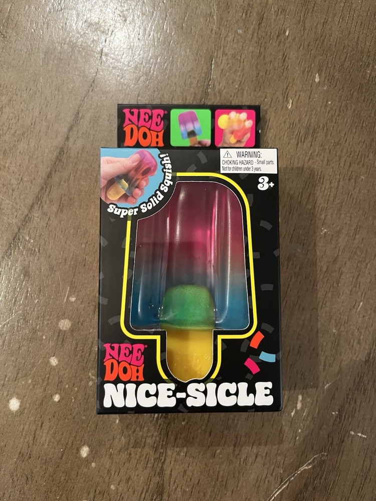 Nee Doh Nice-Sicle Super Solid Squish Soft Touch Stick Sensory Toy