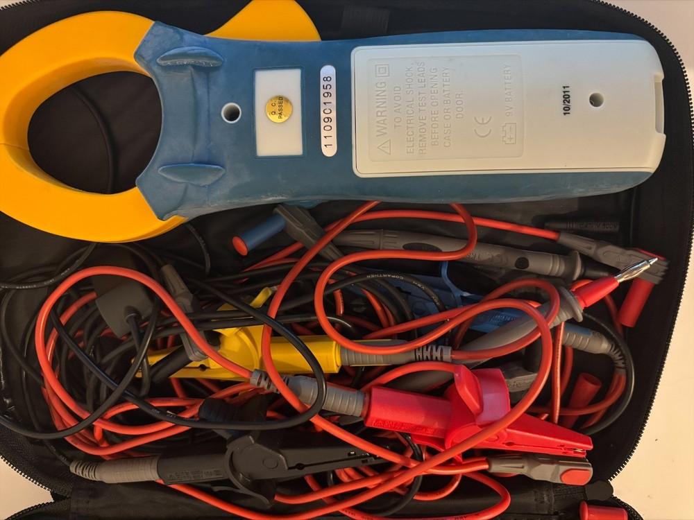 PeakTech 1660 True RMS Power Clamp Meter 3-Phase Energy Analyzer + Case Tested